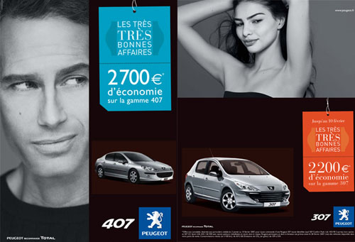 Advertisement for Peugeot by Ben Dauchez