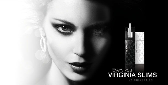 Virginia Slims advertisement by Ben Dauchez